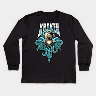 kraken helm Kids Long Sleeve T-Shirt